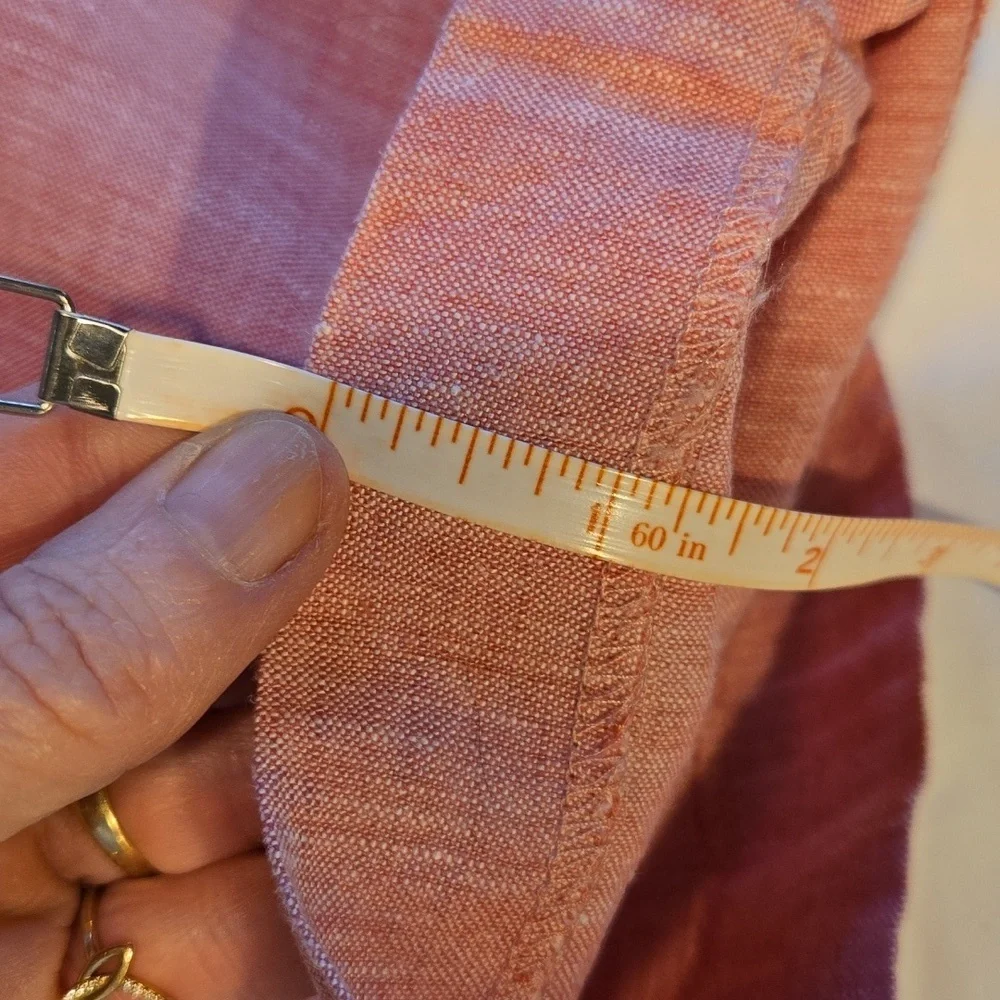 Bar III Pink 100% Linen Slim Fit 30 x 32 (31
